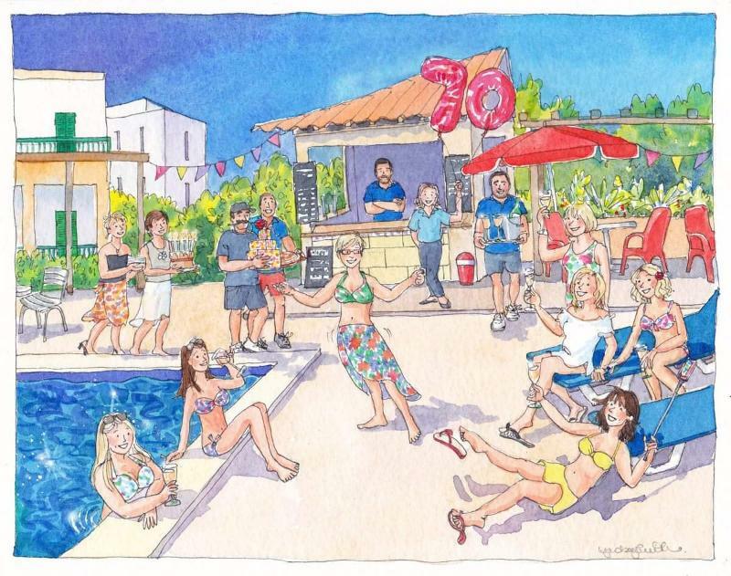 Villa Real Club Apartments Camp De Mar Luaran gambar